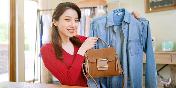 试衣服
